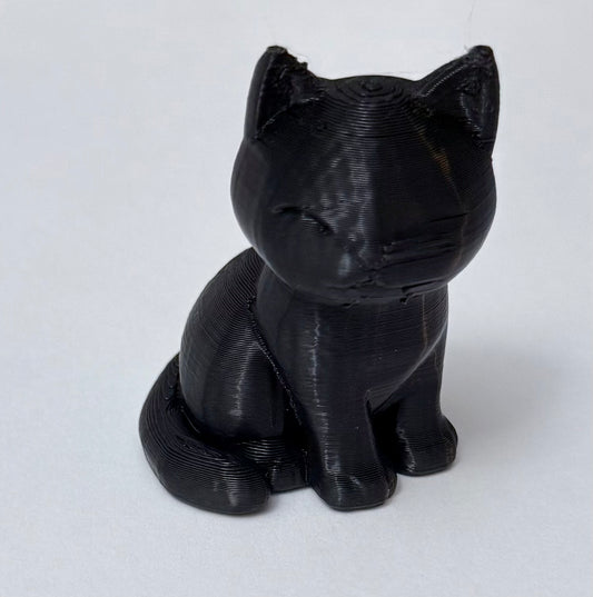 Black Cat Mini 3D Printed Figure