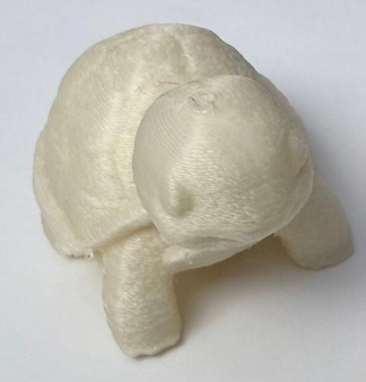 White Turtle Mini 3D Printed Figure